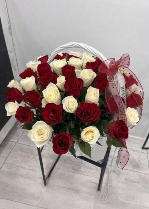 Корзина «Белый танец»